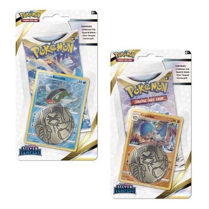 Silver Tempest Coin Blister Pack Basculin or Cranidos