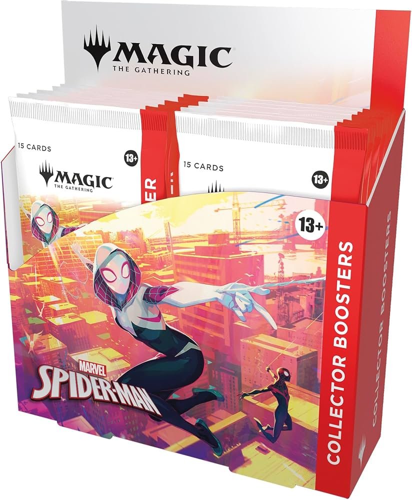 Magic Spiderman Collector Booster Display
